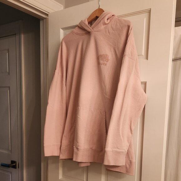 Roots Women's Light Pink Hoodie - Size XXL - Picture 1 of 7